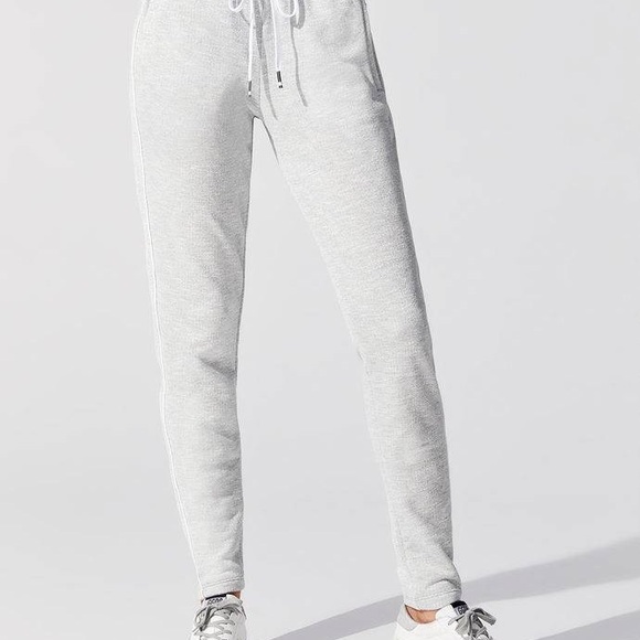 ALALA SILVERY TERRY 7/8 PANT JOGGER sz M - Picture 7 of 8